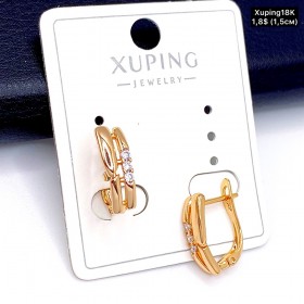 Сережки Xuping18К 19599 (1,5 см.)